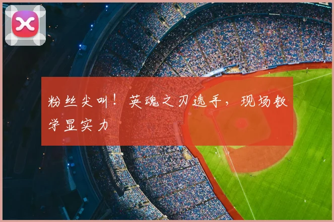 粉丝尖叫!英魂之刃选手,现场教学显实力